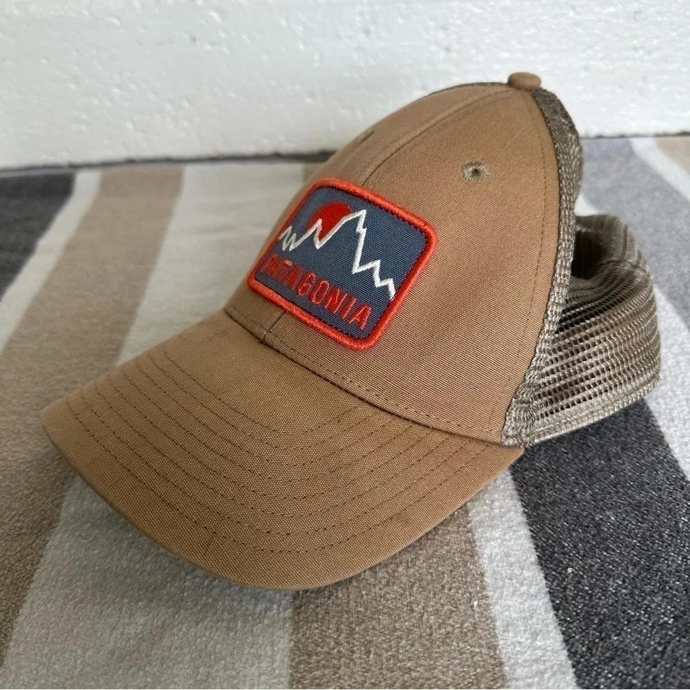 Patagonia Firstlighters Badge Lopro Trucker Hat Olive